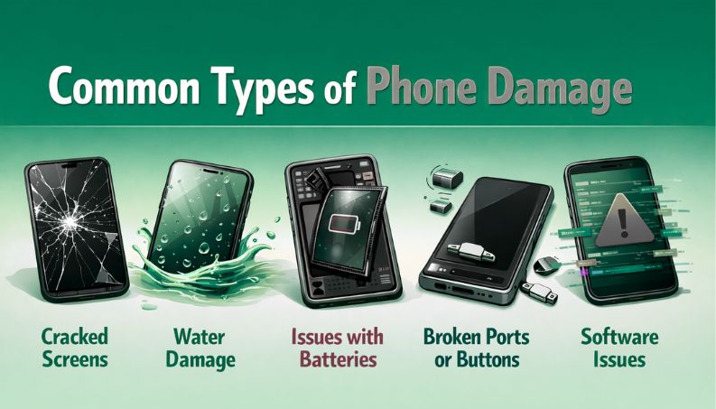 Common Types of Phone Damage 