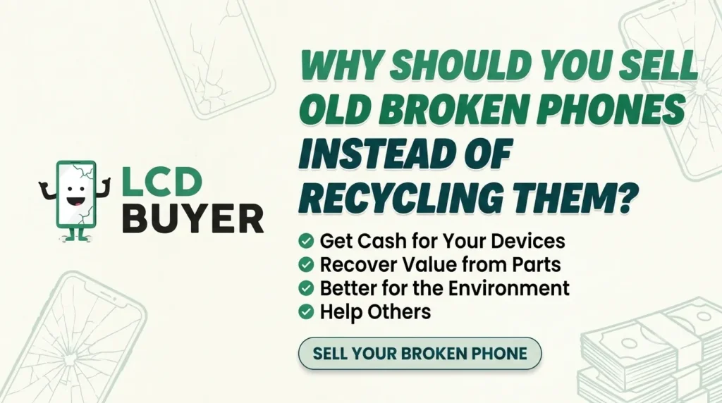 Why Should You Sell Old Broken Phones Instead of Recycling Them